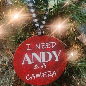 Vanderpump Rules Andy Cohen I Need Andy and a Camera Bravo Christmas Ornament
