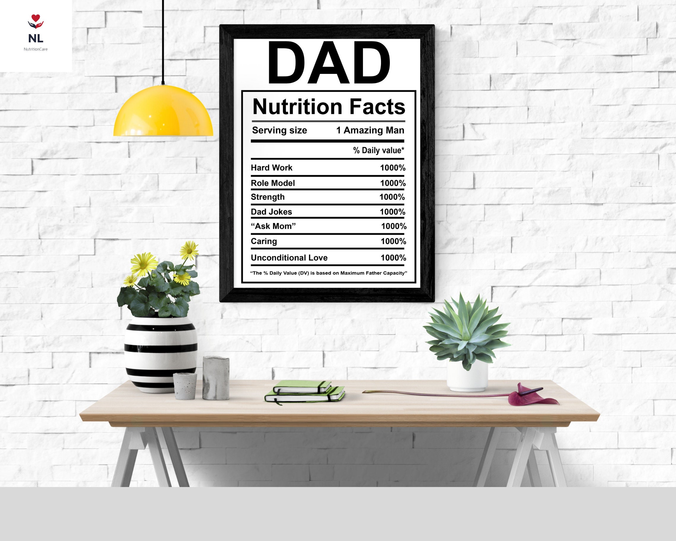 Dad Nutrition Facts SVG Nutrition Facts SVG Father's | Etsy