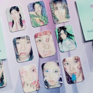Twice Ready To Be Mini Holographic Photocards - Fanmade - Nayeon Jeongyeon Momo Sana Jihyo Mina Dahyun Chaeyoung Tzuyu Once Gift Set Me Free