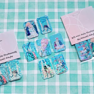 BTS Bulletproof Love Yourself Butter Mini Holographic Photocards - Fanmade - RM Jungkook V Jimin Jin Hope Suga OT7 PCs Handmade Bangtan Army