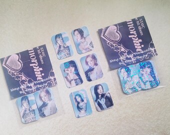 Stayc Gelato Factory Metamorphic Mini Holographic Photocards - Fanmade - Seeun Sieun J Yoon Sumin Isa Switch Gifts Kawaii Fandom Fanmade