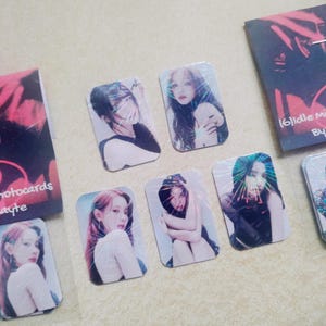 GIdle Queencard We Are  Mini Holographic Photocards - Fanmade - Shuhua Minnie Soyeon Yuqi Miyeon Allergy Queen Card (G)I-dle I Feel