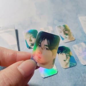 Enhypen Orange Blood Mini Holographic Photocards - Fanmade - Jake Jay Heesung Ni-ki Sunoo Jungwon Sunghoon OT7 - Sweet Venom Gifts Engene