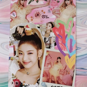 Itzy Lia Photo Collage Print Crazy in Love Postcard/poster Official ...