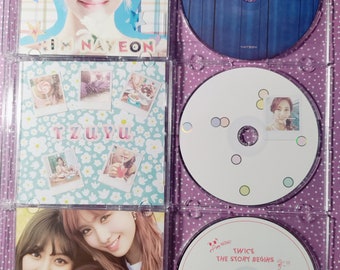 Customized Kpop Cd Cases - Collage - Twice - Nayeon Jeongyeon Momo Sana Jihyo Mina Dahyun Chaeyoung Tzuyu - Once - Between 1 & 2 Ready To Be