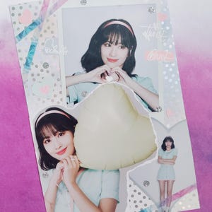 Twice Photo Collage Print - Formula Of Love Postcard/Poster - Official Photobook Collage - Scientist Nayeon Jeongyeon Momo Sana Jihyo Mina
