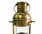 Nautical Antique 10 quot Ship Lamp Boat Oil Lantern Maritime Collectible Home Decor gift