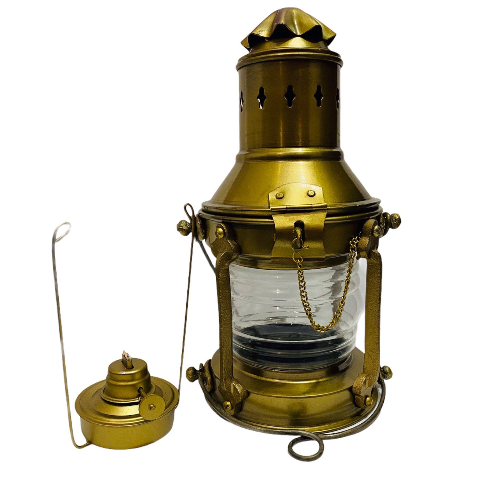 Nautical Hanging Lamp Brass Oil lamp Lighthouse Lantern Etsy