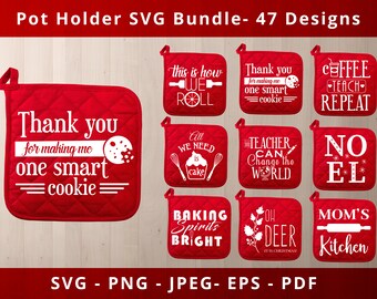 Teacher Pot Holder Svg Etsy