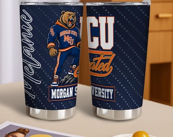 Morgan State 20OZ Tumbler With Sliding Lid Personalized