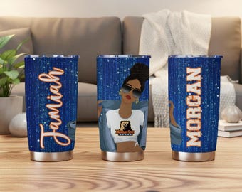 Morgan State U 20OZ Tumbler With Sliding Lid Personalization