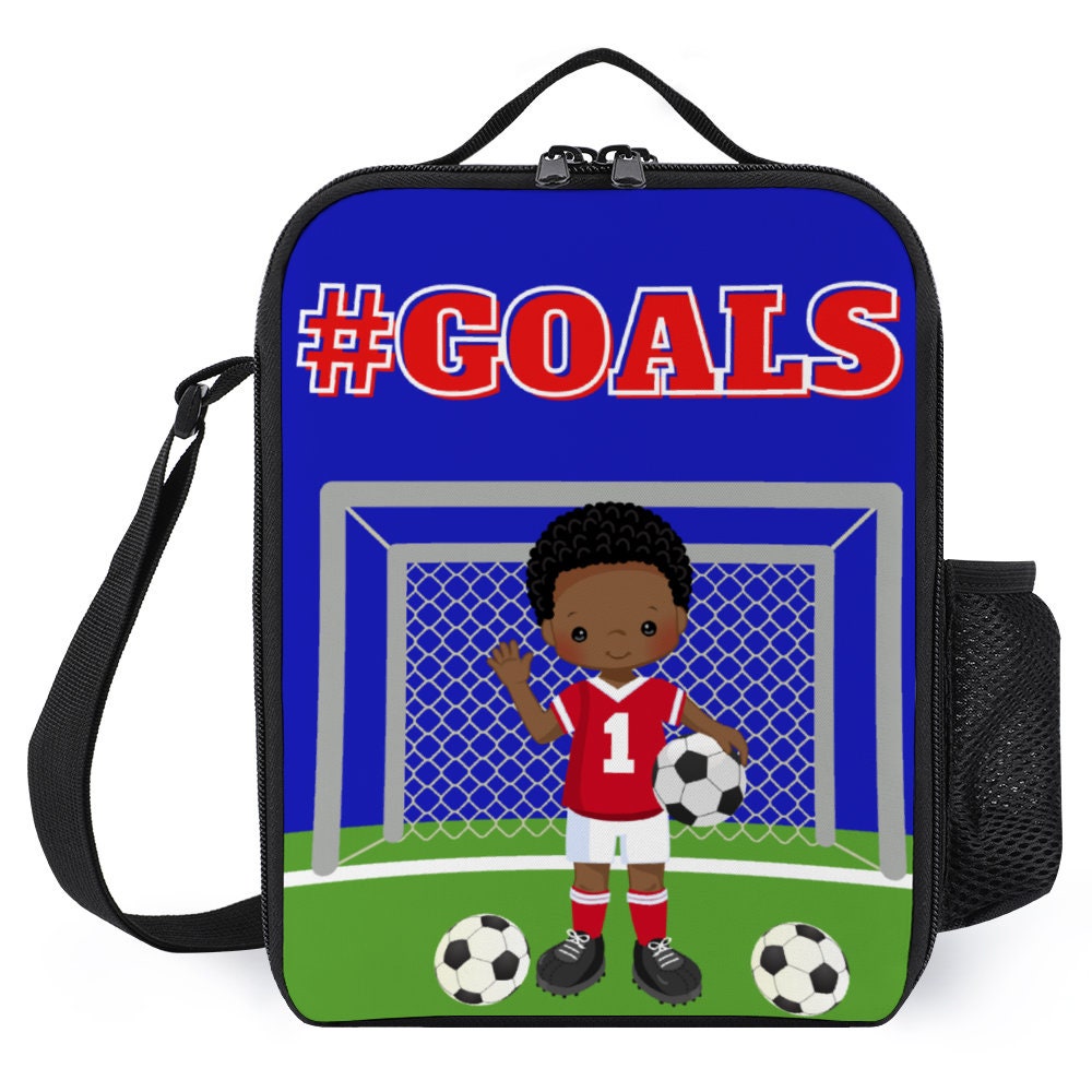 SOCCER Custom Bags Insulated Lunch Bag 7.8 x 3.1 x Etsy