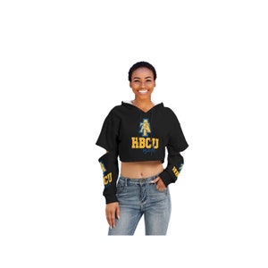 North Carolina A&T Heavy Fleece Hoodie With Hollow Out Sleeve-At Least Order 1 Size Up bild 1
