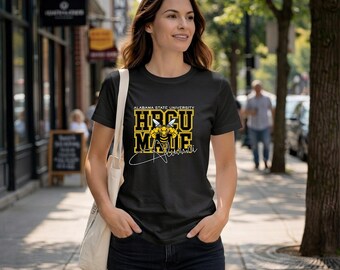 Alabama State Unisex Heavyweight T-Shirt|Comfort Colors C1717 Double DTF