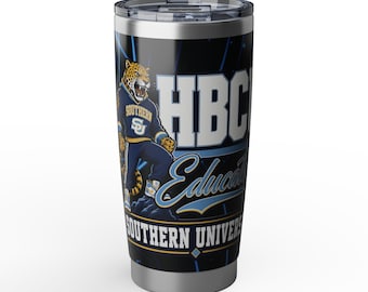 Southern University Custom 20OZ Tumbler With Sliding Lid Printed