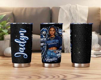 Hampton Univ Custom 20OZ Tumbler With Sliding Lid