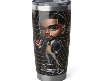 Alpha Stainless Steel 20oz Tumbler_ PERSONALIZED