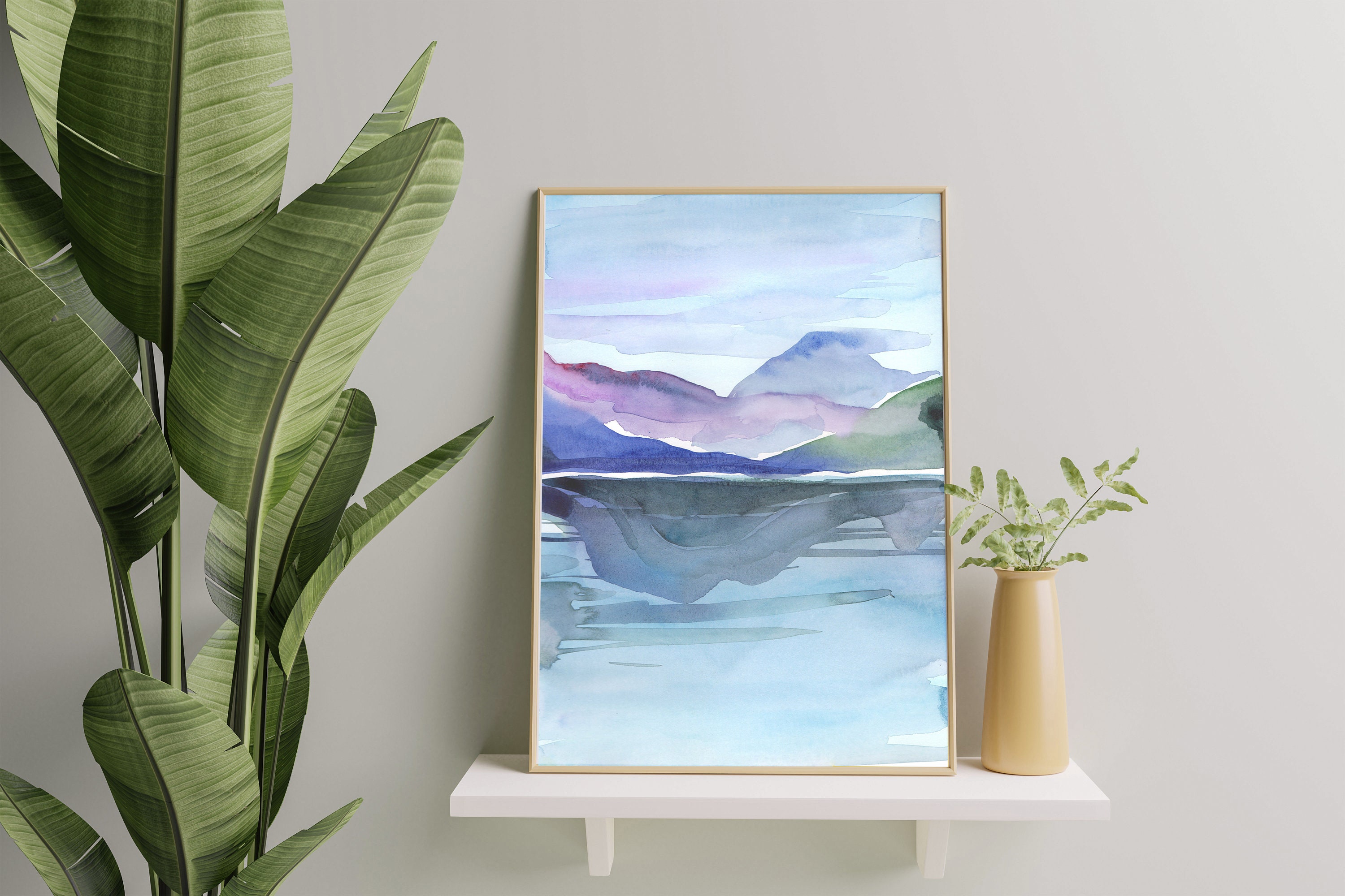 WATERCOLOR ABSTRACT wall art loveArtPrints© Art Print Etsy