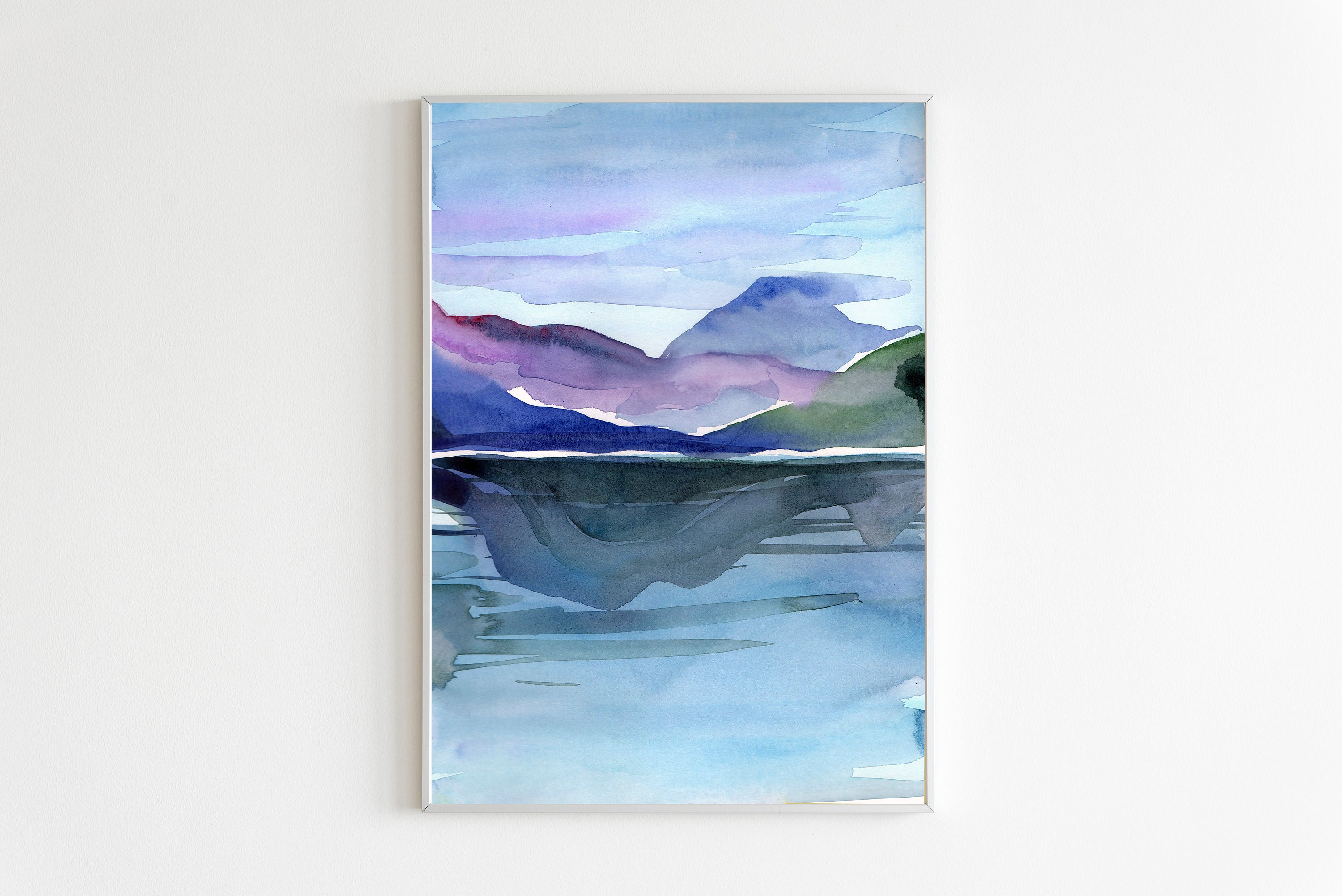 WATERCOLOR ABSTRACT wall art loveArtPrints© Art Print Etsy