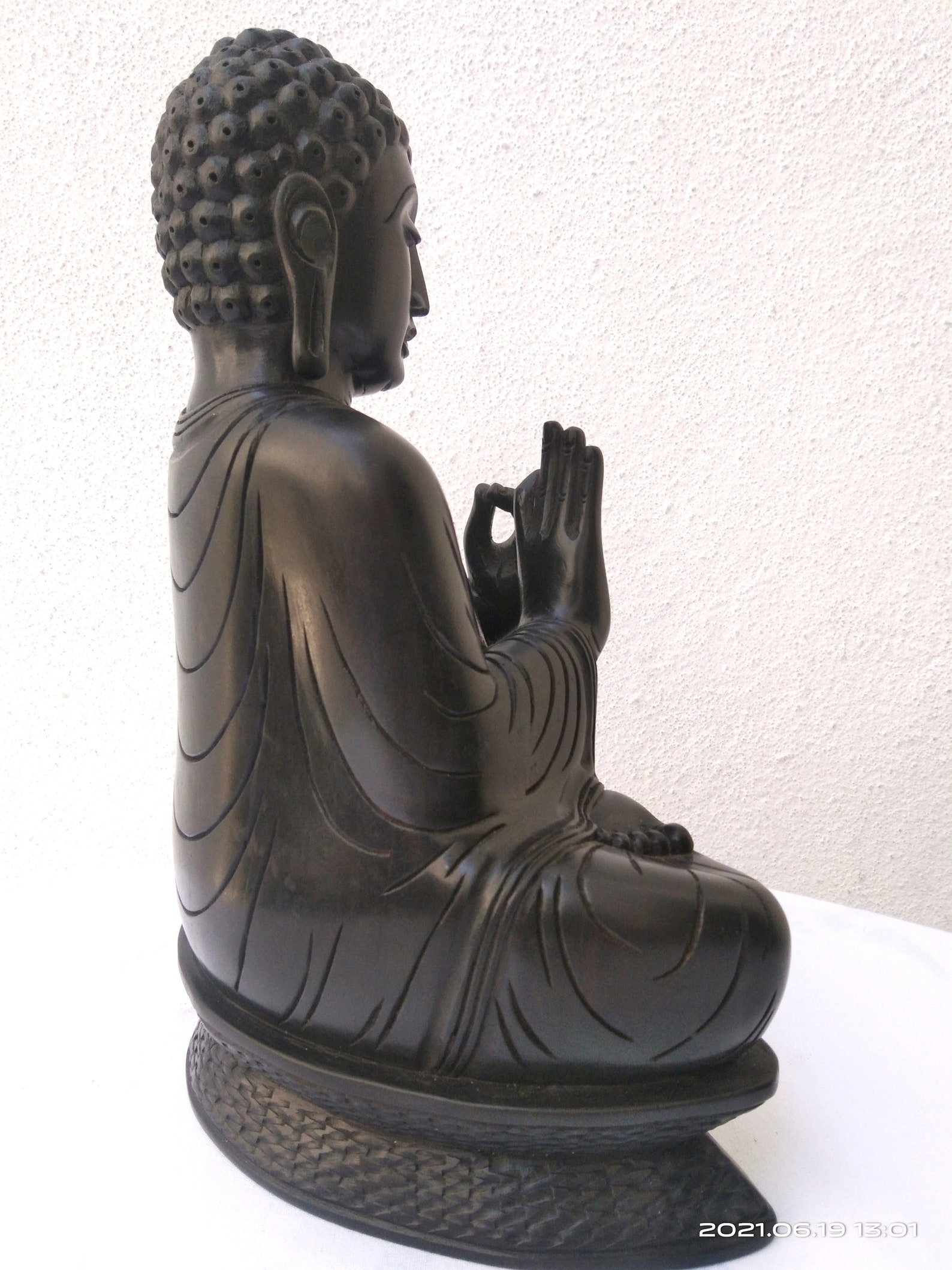Buddha Statue Sri lankan Iron wood Religious Handmade gift Etsy