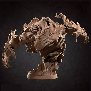 Water Elemental Mini - 3D Print - 6k Resin - D&D, DND, TTG, RPG, Pathfinder