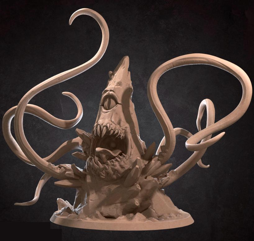 Roper Mini - 3D Print - 7k Resin - D&D, DND, TTG, RPG, Cave Monster ...