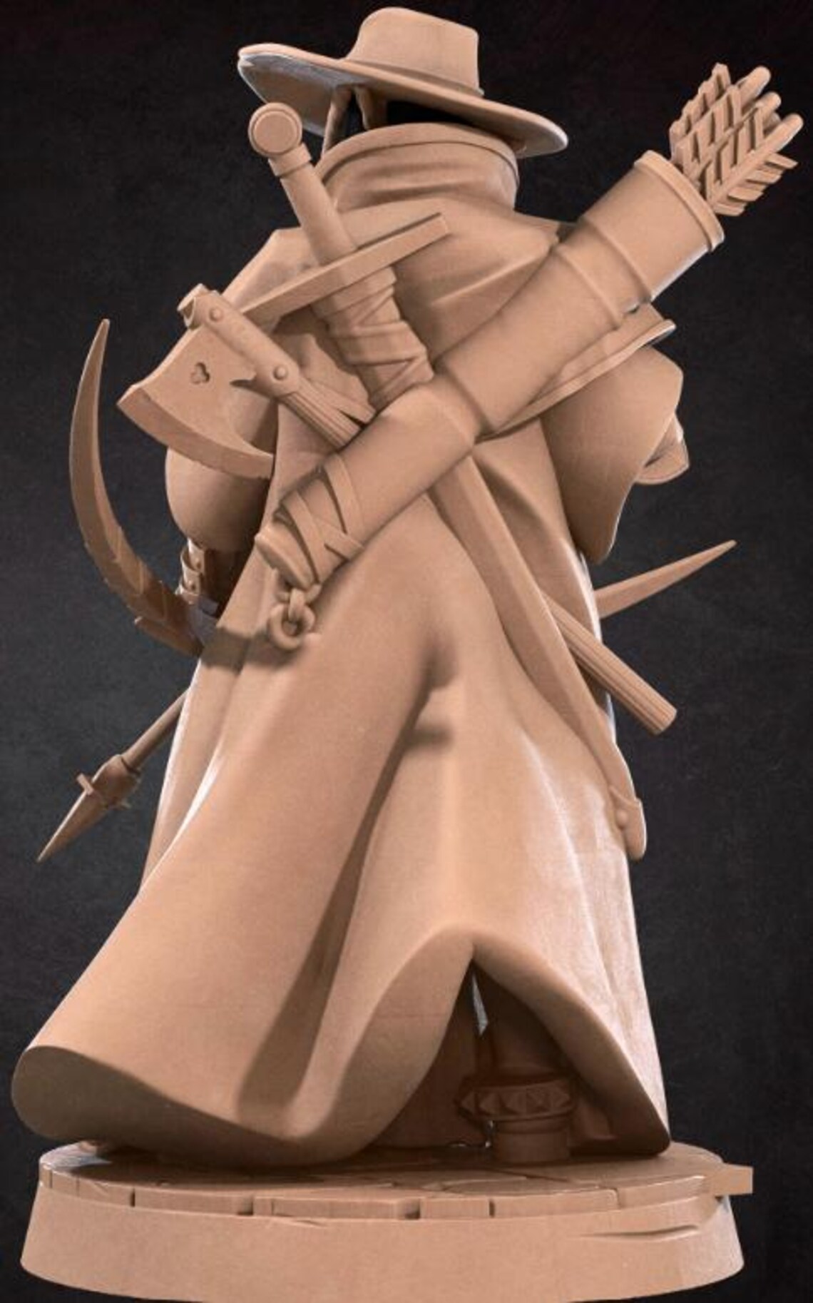 Orc Ranger 3d Model Half-orc Ranger Vindicator Mini , 3D Print - 7k Resin, Dnd, D&D, Ttg ...