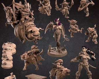 Custom Mini - 3D Print - 6k Resin Printing - DnD, D&D, RPG, TTG, Druid, Fighter, Cleric, Paladin, Rogue, Sorcerer, Hero Forge Miniatures