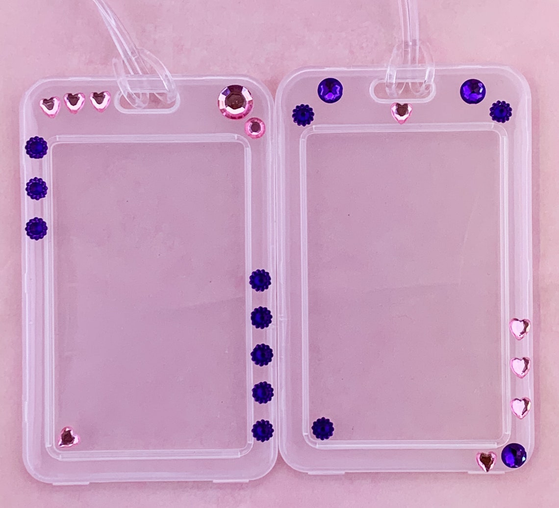 Cute KPOP Photocard Keychain Protector BTS Photocard Holder Etsy