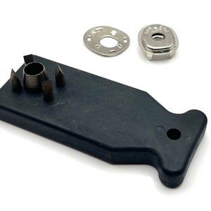 Lift-the-Dot Black Tonneau Cover Snaps – 4 Sets, Stainless Steel Fasteners For Convertible Tops & Canopies