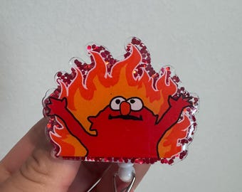 Fire red monster badge reel