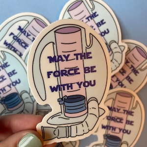 May the force be with you - incentive spirometer sticker