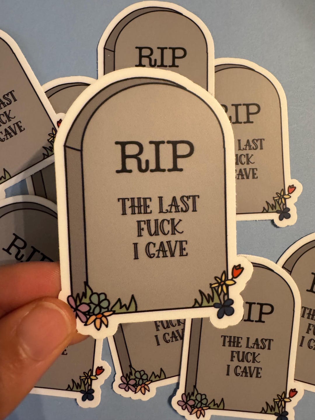 Gave Rip RIP the Last F I Gave Sticker - Etsy