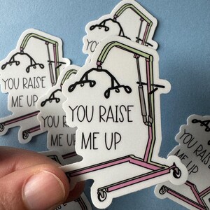 You raise me up hoyer sticker