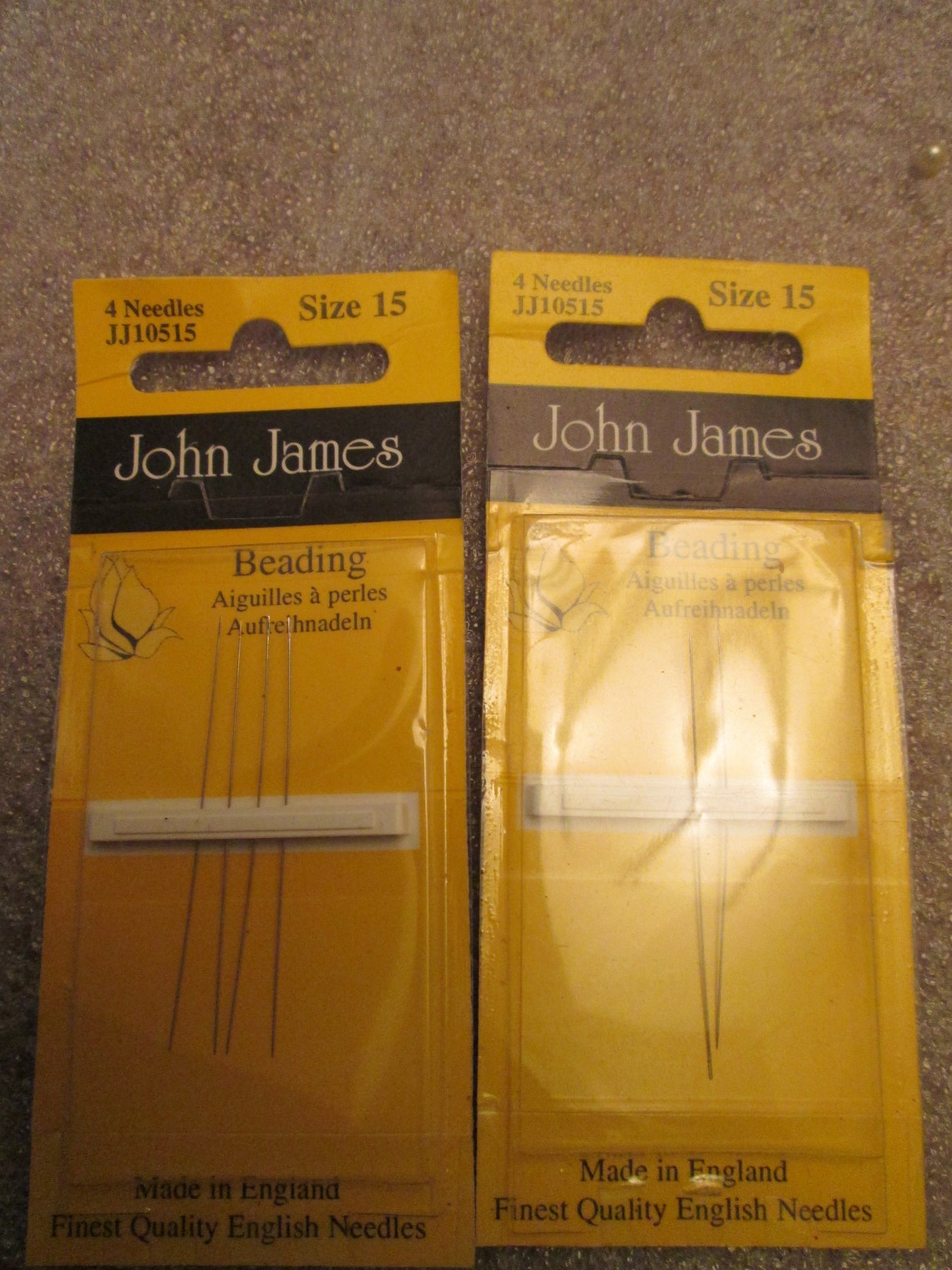 John James beading needles size 15 the smallest Etsy