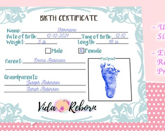 Baby doll fake birth hot sale