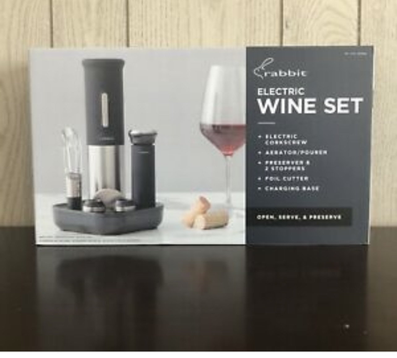 Details About Lifetime Brands Rabbit Electric Wine Set Model