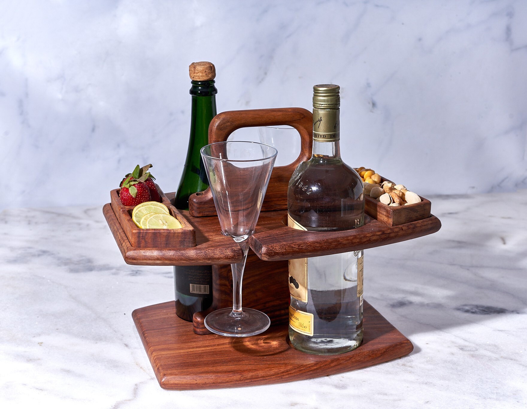 Handmade Wooden Outdoor Folding Picnictable, Portable Mini Wooden