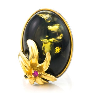 Set Ring Anhänger Vergoldung 925 Sterling Silber mit echtem | Etsy