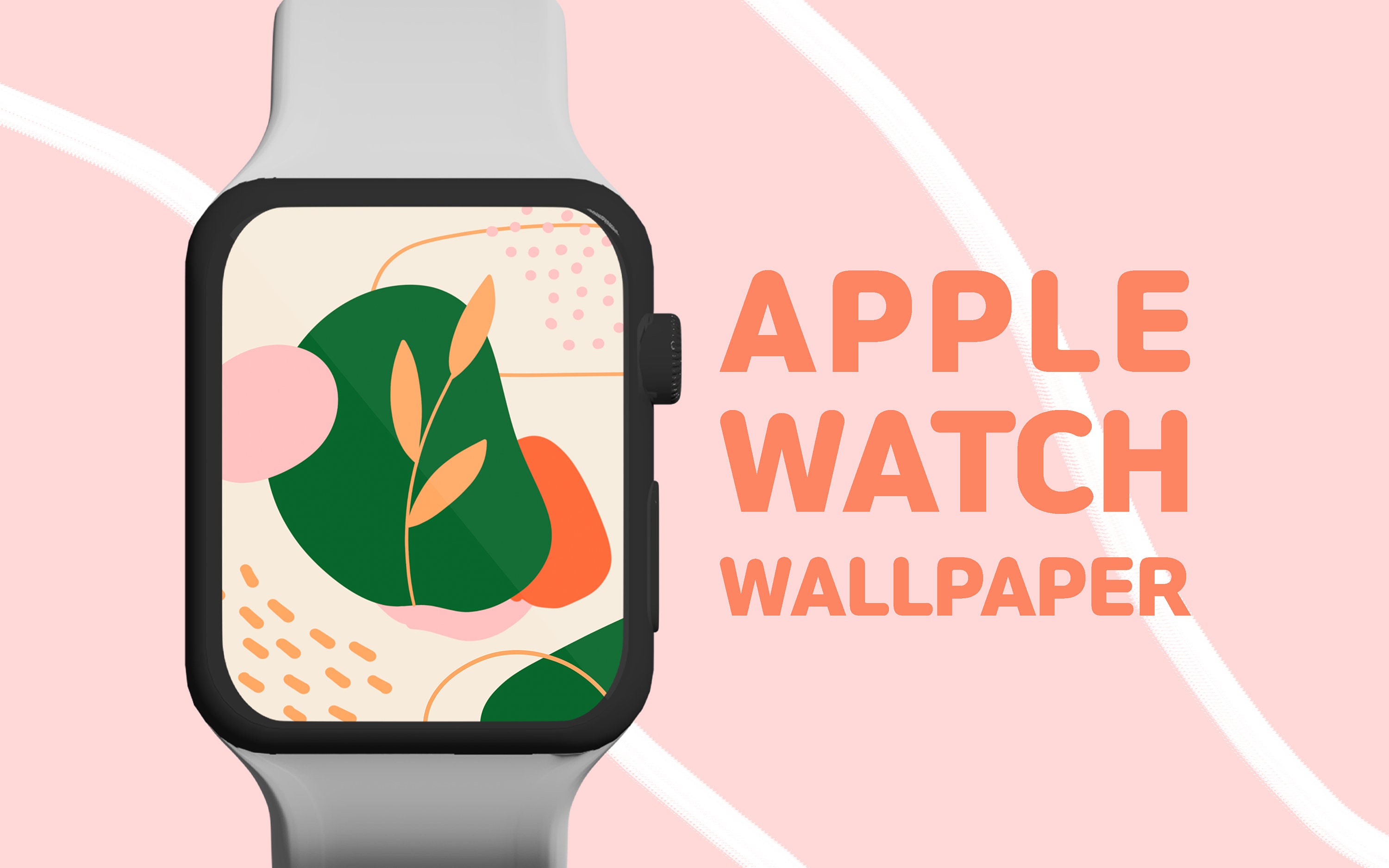 Abstracte Plant Apple Watch Wallpaper Watch Achtergrond | Etsy