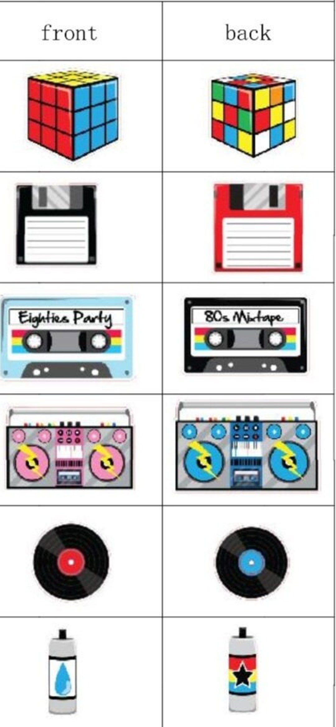 RETRO Photobooth Prop Pack - Etsy