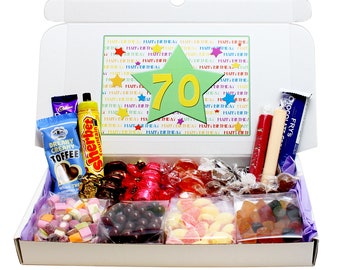 70th Birthday Sweets Gift Box