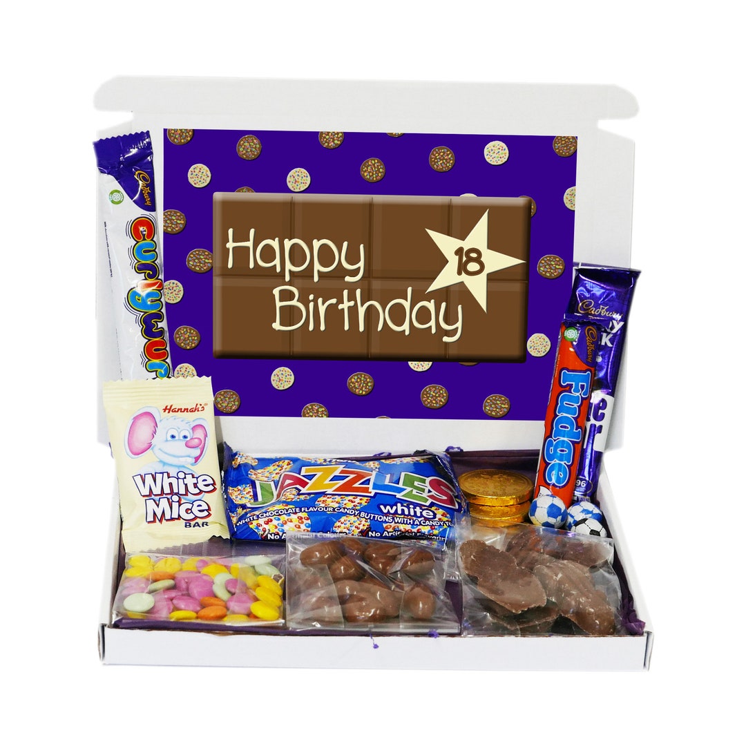 18th Birthday Chocolate Sweets Mini Gift Box - Etsy UK