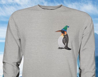 Penguin with cuddly wool hat: Enchanting design from Cologne on the Rhine - Sweatshirt / Sweater