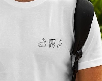 Herren T-Shirt TAUCHEN im Minimal Design - 100% Organic Bio Baumwolle – Geschenk zum Geburtstag, Schnorcheln, Scuba, Meer, Tauchurlaub