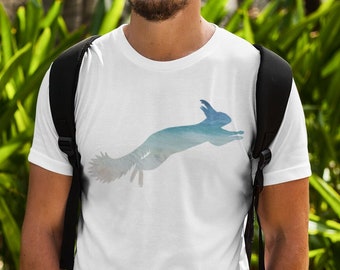 Herren T-Shirt "Eichhörnchen am Strand": Originelles Geschenk für Natur-Fans - Premium Shirt