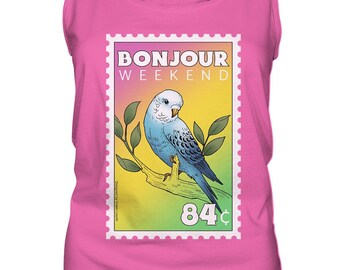 Experience the weekend feeling every day: Green Lourie's 'Bonjour Weekend' range - Women's Tank Top as your new favourite piece