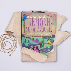 Complete set: Unicorn treasure hunt for a child&#39;s birthday - your perfectly prepared scavenger hunt for an unforgettable children&#39;s birthday