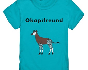 "Okapi friend" children's t-shirt: A unique gift for little okapi fans - Kids' Premium Shirt