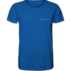 Herren T-Shirt PADDELN im Minimal Design - 100% Organic Bio Baumwolle - für Kanu, Kajak, Canadier, Camping, Zelten, Natur, Lieblingsstück!